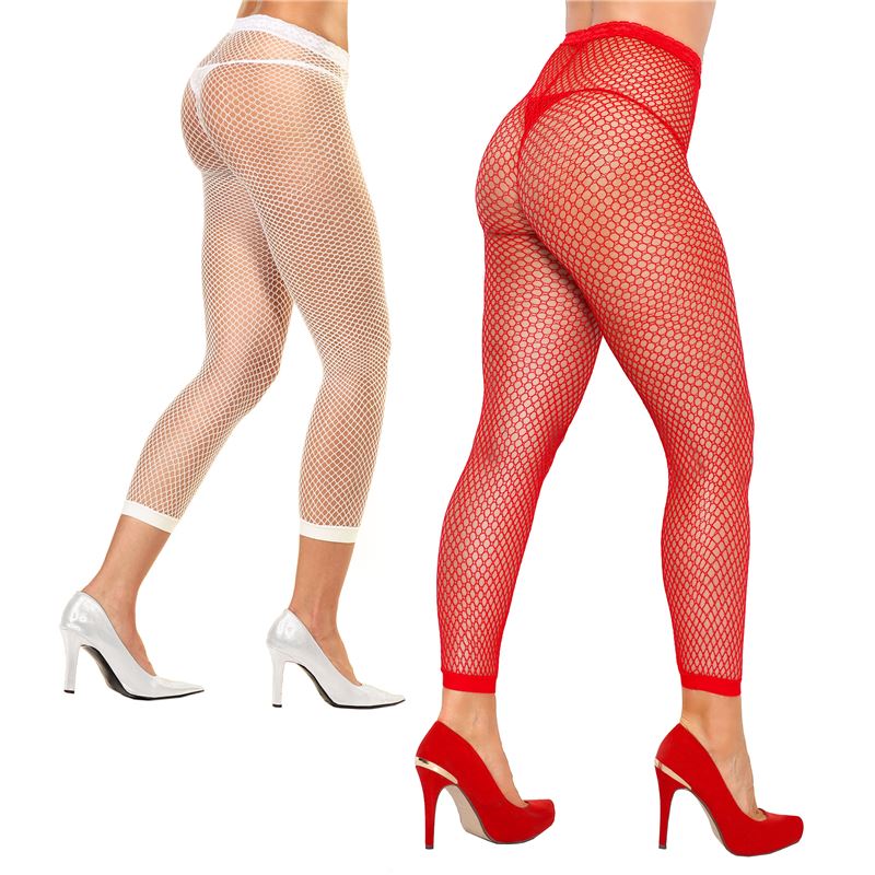 Panty Medias De Red Sin Pie