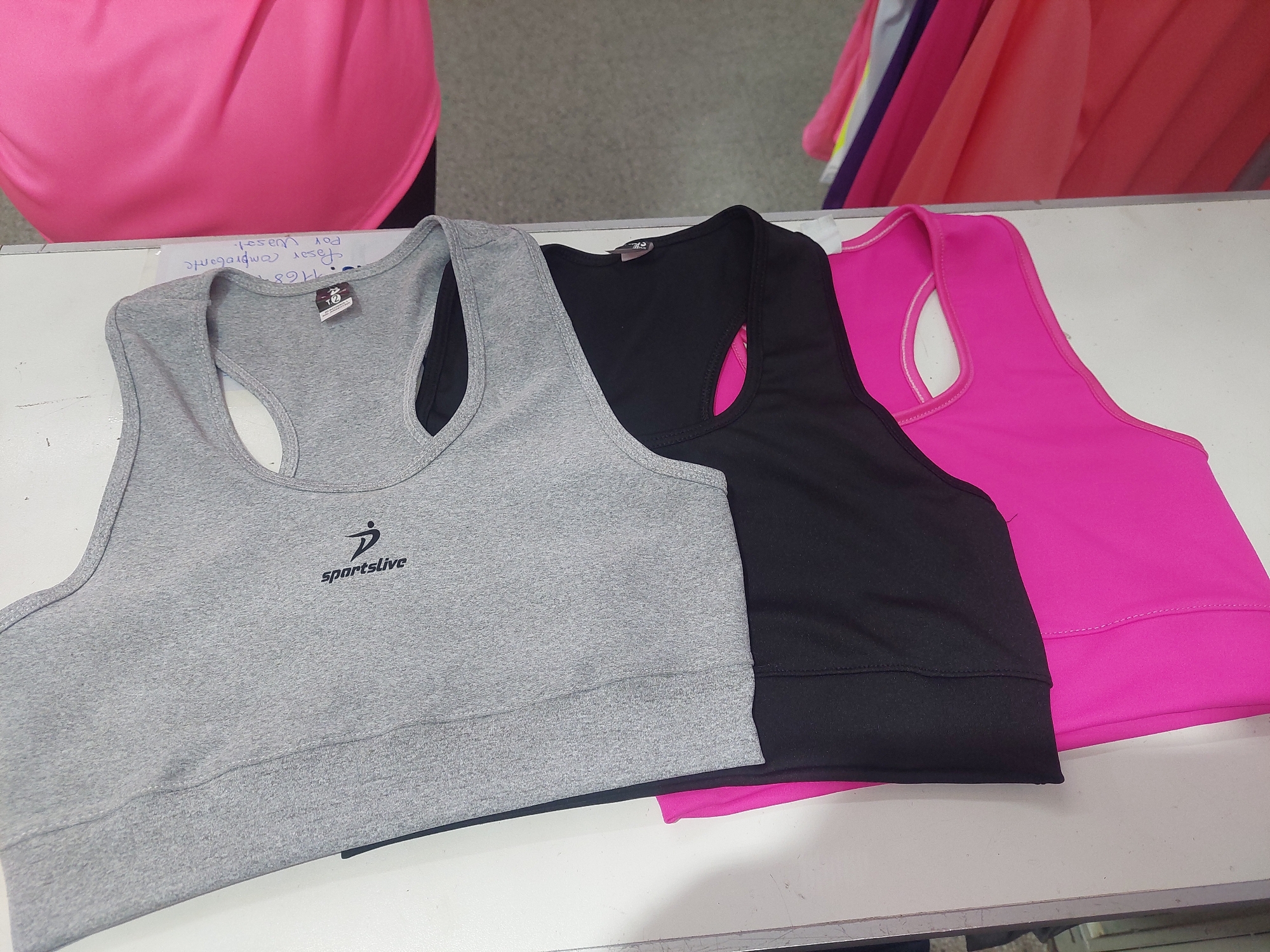 Top Deportivo SportsLive Gris